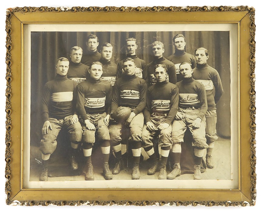 - 1913 Tomahawk Football Team Oversized Championship Photograph