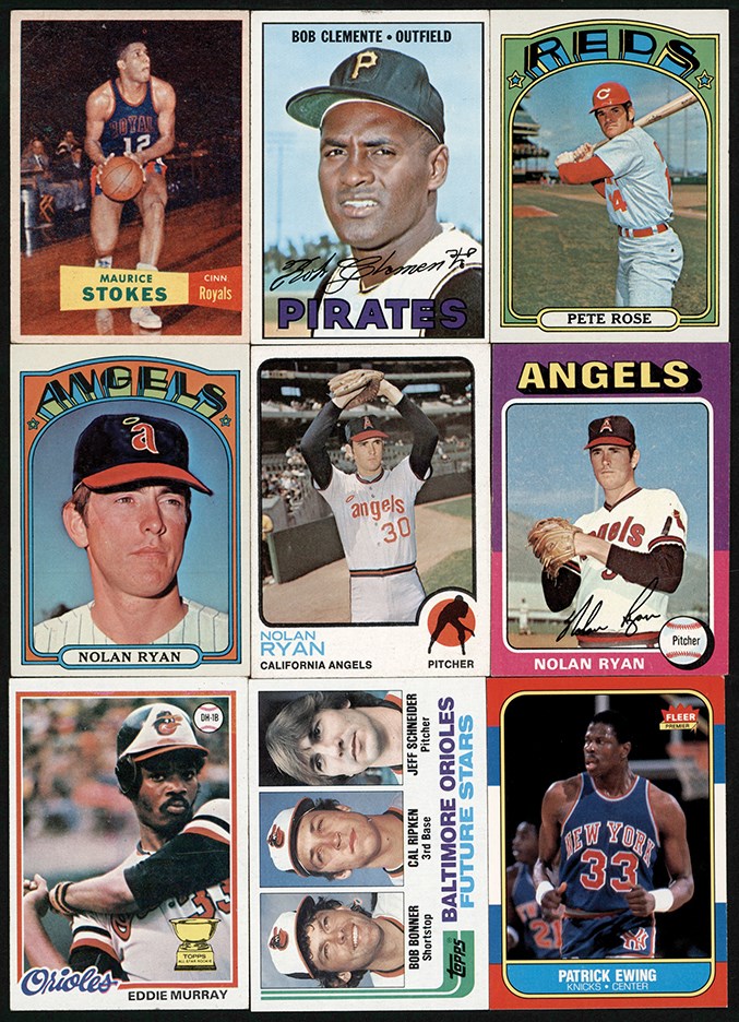 1953 - 1989 Multi Sport Card & Memorabilia Collection (137)