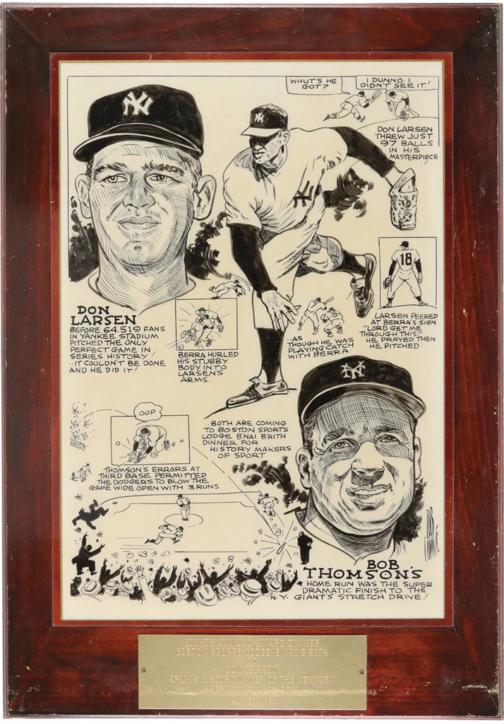 - 1961 Sports History Maker of the Century Award Presented to Don Larsen