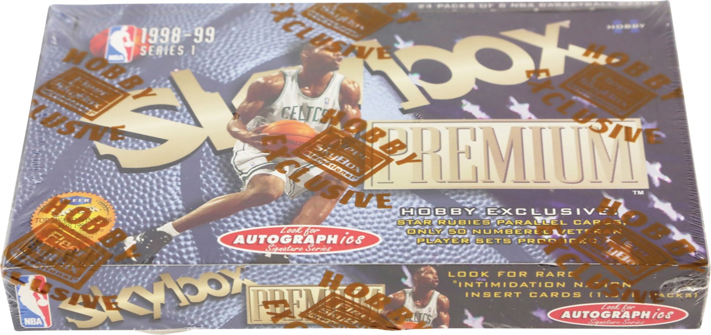- 998-1999 Skybox Premium Basketball Series 1 Factory Sealed Unopened Hobby Box