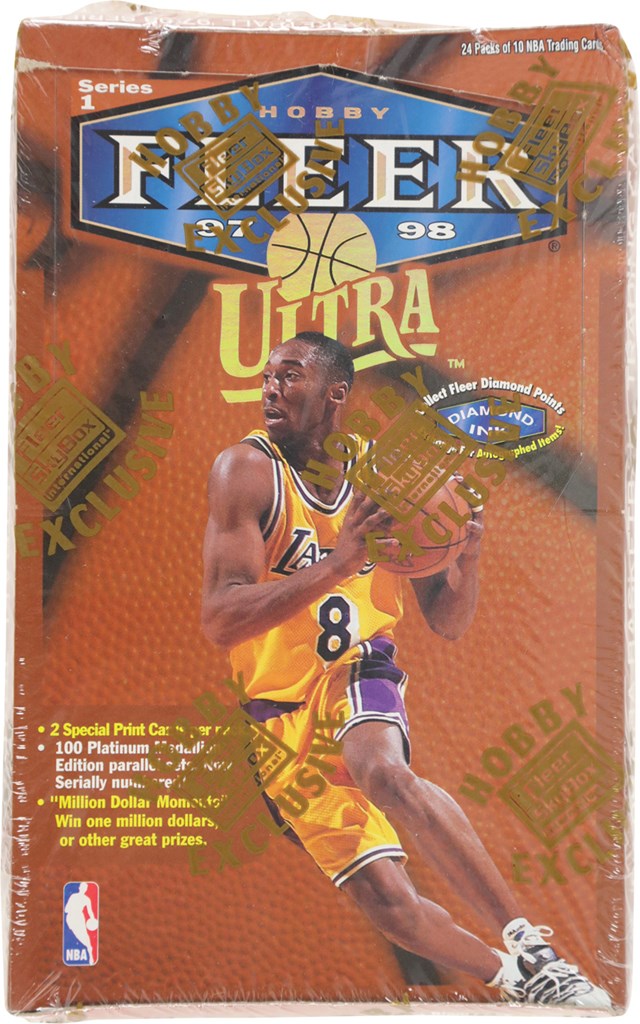 997-1998 Fleer Ultra Basketball Series 1 Factory Sealed Unopened Hobby Box - Duncan Rookie Year