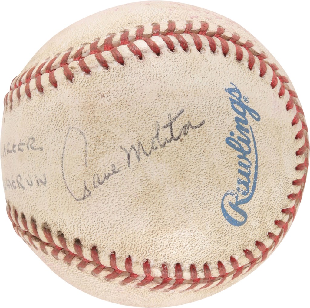 Paul Molitor 200th Career Home Run Baseball (Molitor Letter)