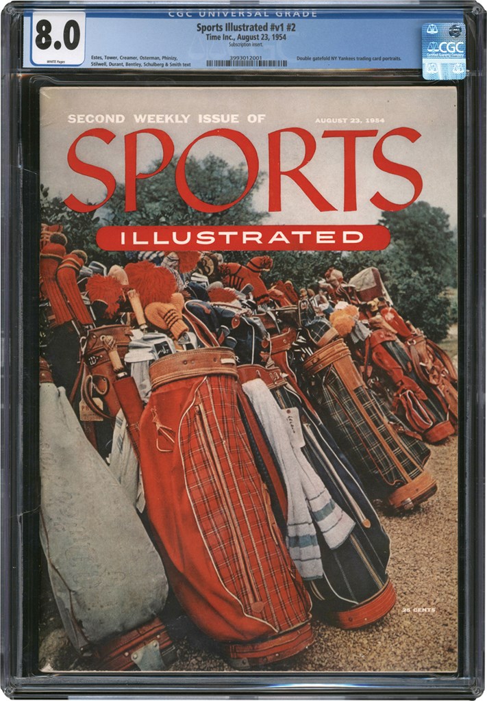 - 1954 Sports Illustrated #2 CGC 8.0