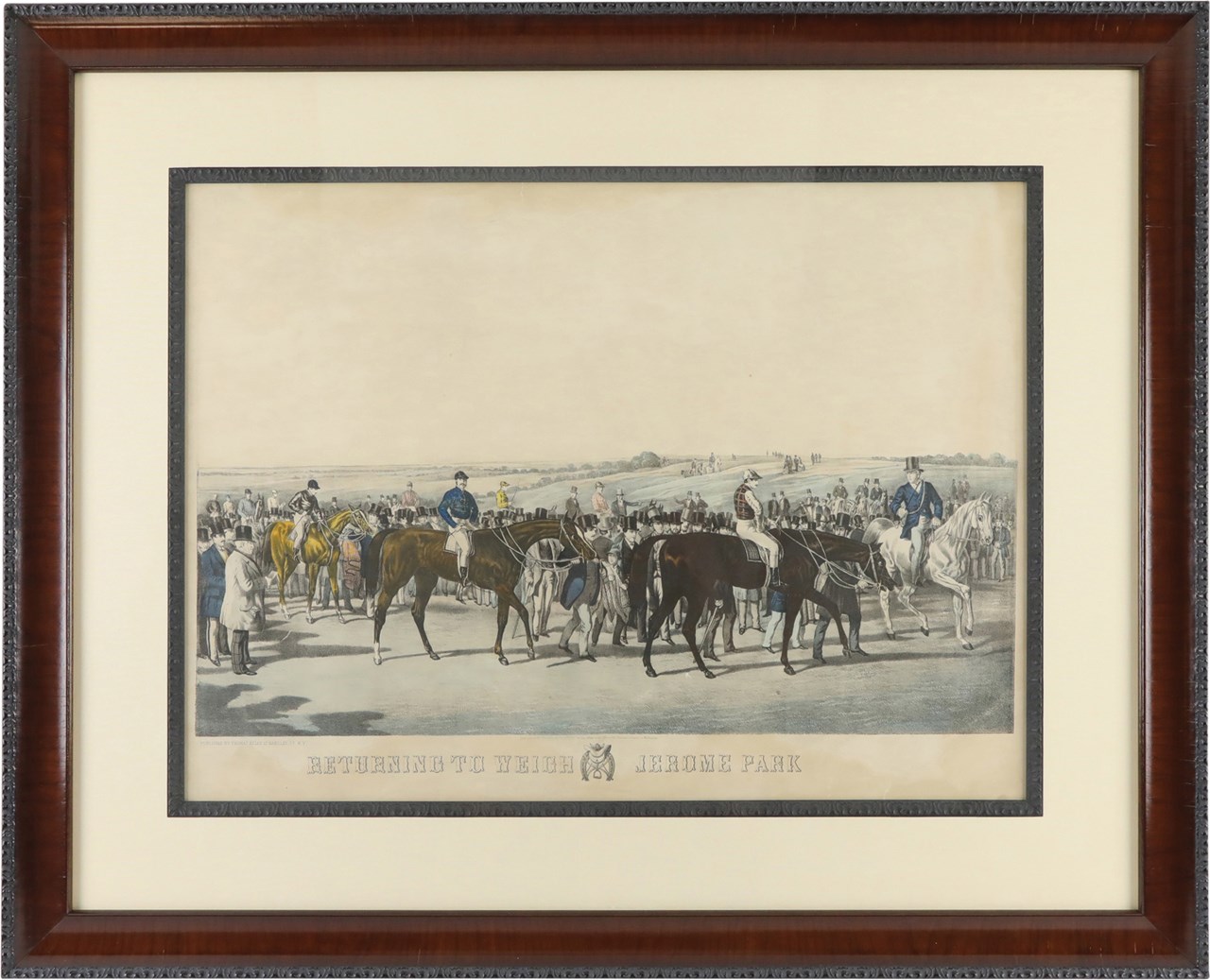 - Gorgeous Framed Print “Returning to Weigh” By Thomas Kelly, 1870
