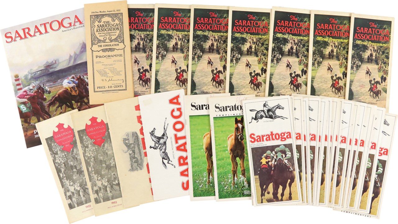 Horse Racing - Saratoga Racing Program Collection (31)