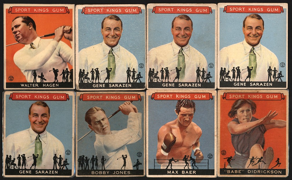 - 1933 Goudey Sport Kings Collection (20) Plus Original Wrapper