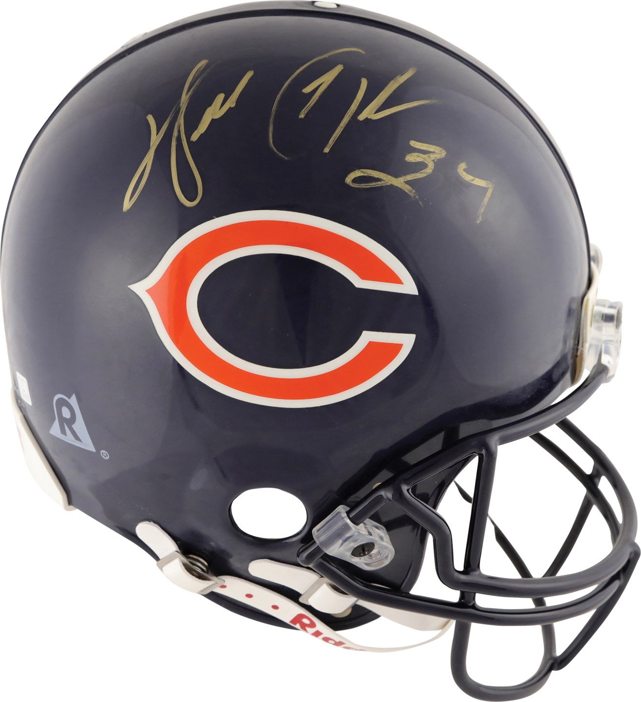 Rare 1999 Walter Payton Twice-Signed Chicago Bears Full Sized Helmet with Exact Proof of Signing! (PSA)