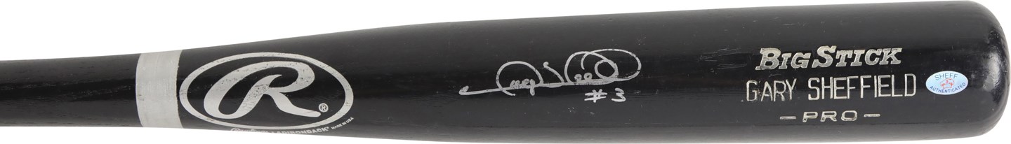 Baseball Equipment - 2007-08 Gary Sheffield Detroit Tigers Signed Game Used Bat (Sheff Authenticated)
