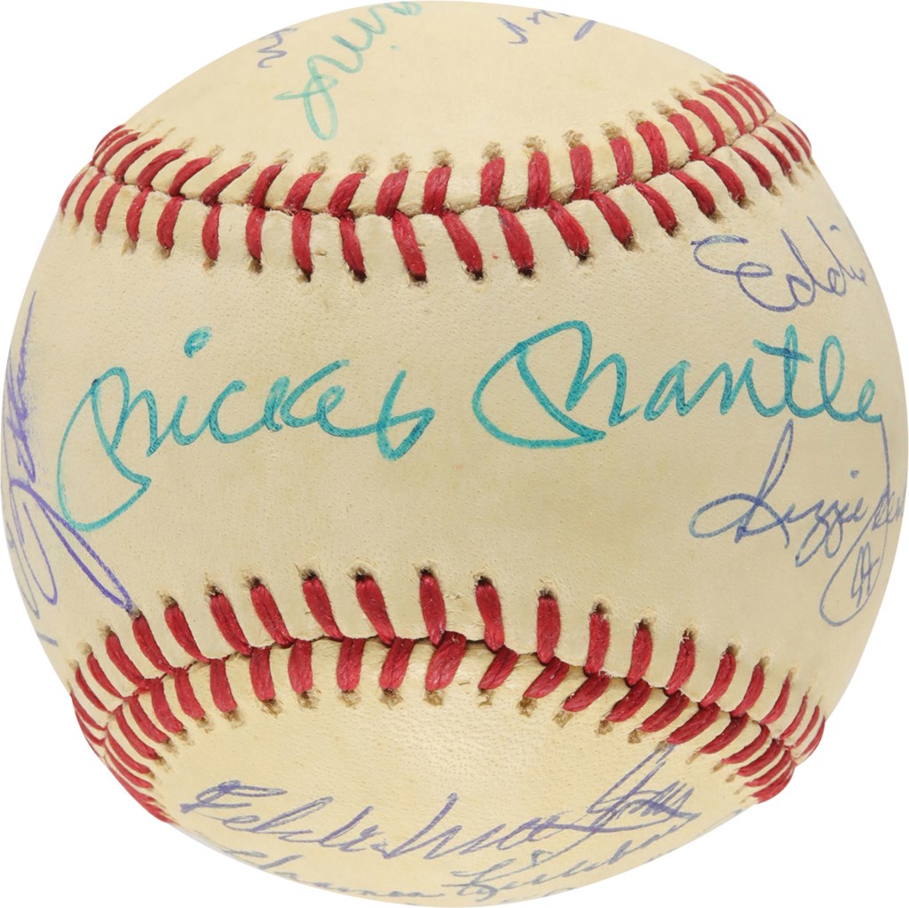 Baseball Autographs - 500 Home Run Club Baseball Signed by 13 (PSA)