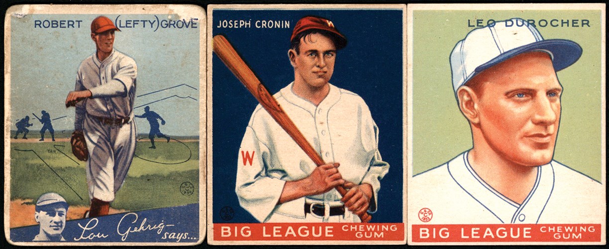 Baseball and Trading Cards - 1911-1949 Hall of Fame Collection w/Ty Cobb (19)