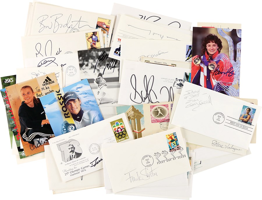 Olympians and World Class Athletes Signed First Day Covers (50)