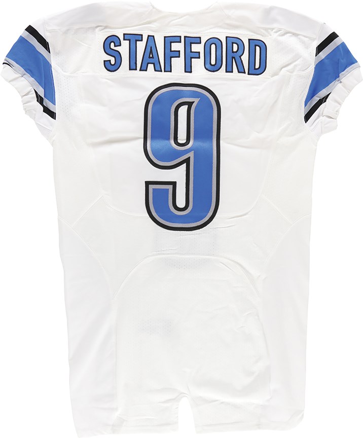 Football - 2014 Matthew Stafford Detroit Lions Game Issued Jersey