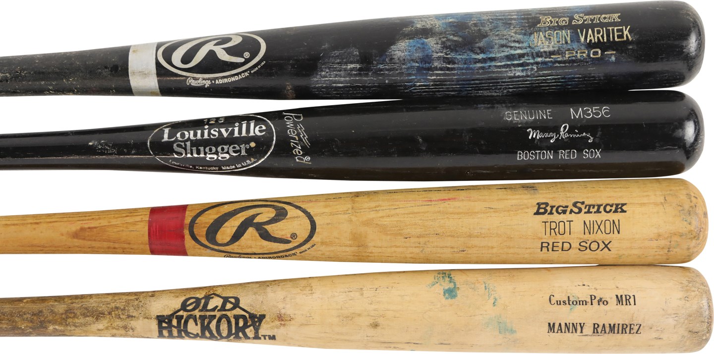 - Boston Red Sox Stars Game Used Bat Collection (28)