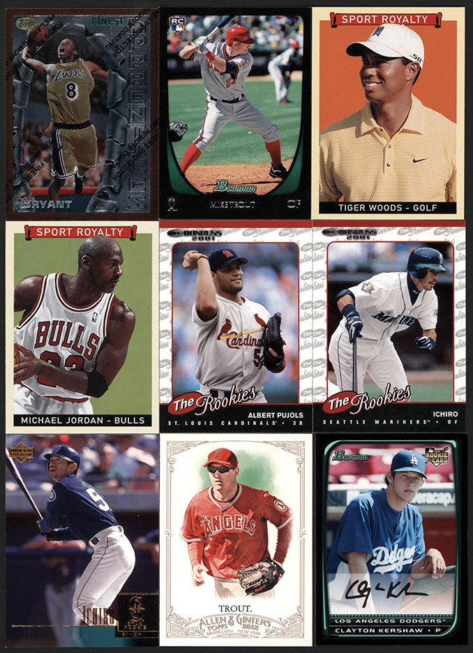 1980s-2010s Multi Sport Card Hoard (100,000+)