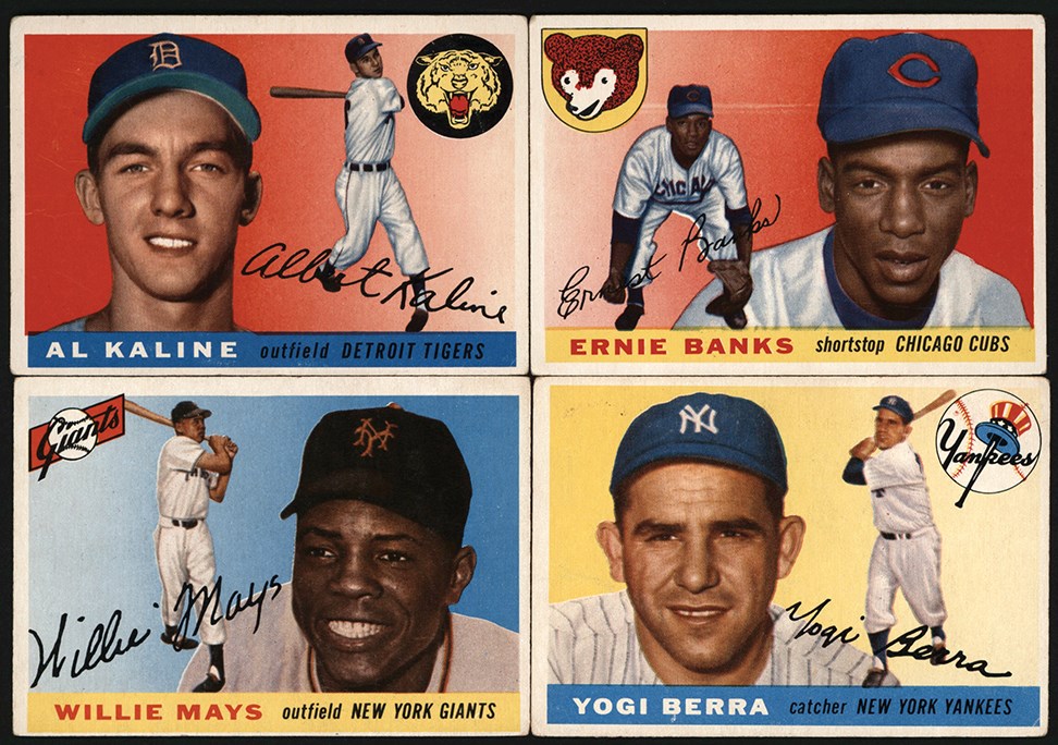 1952-1957 Topps & Bowman Collection (325) w/Clemente, Mays & Koufax