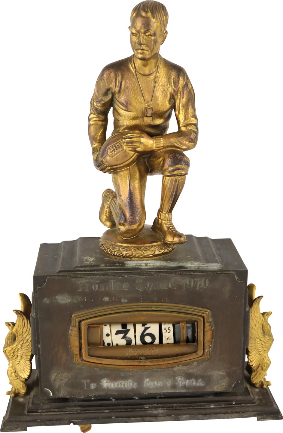1940 Presentational Clock Award Presented to Bert Bell