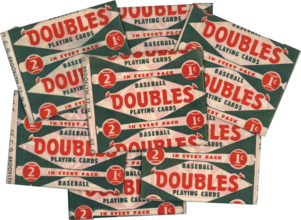 - 1951 Topps Red Back Unopened Wax Pack Collection (7)