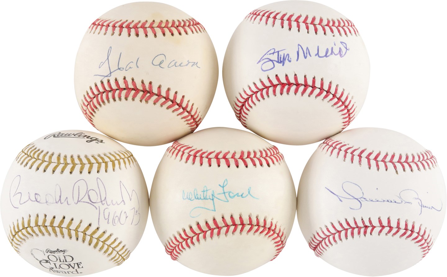 Baseball Autographs - HOFers & Stars Signed Baseball Collection w/PSA, JSA & Steiner (28)