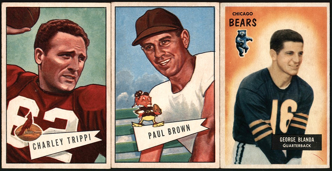 1951-1959 Topps & Bowman Football Card Collection (13)