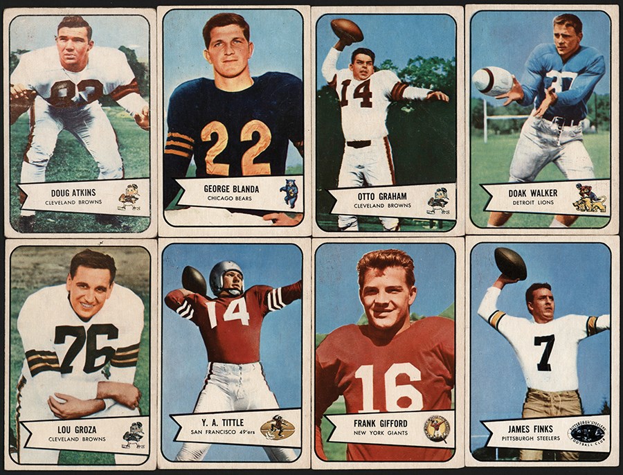 Football Cards - 1954 Bowman Football Complete Set (128)