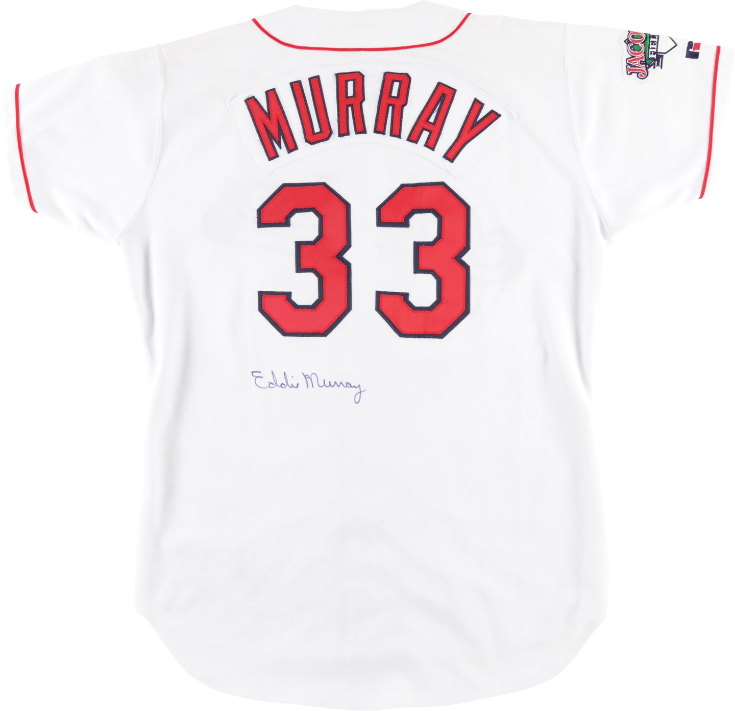 Baseball Equipment - 1995 Eddie Murray Cleveland Indians Signed Game Worn Jersey (PSA)