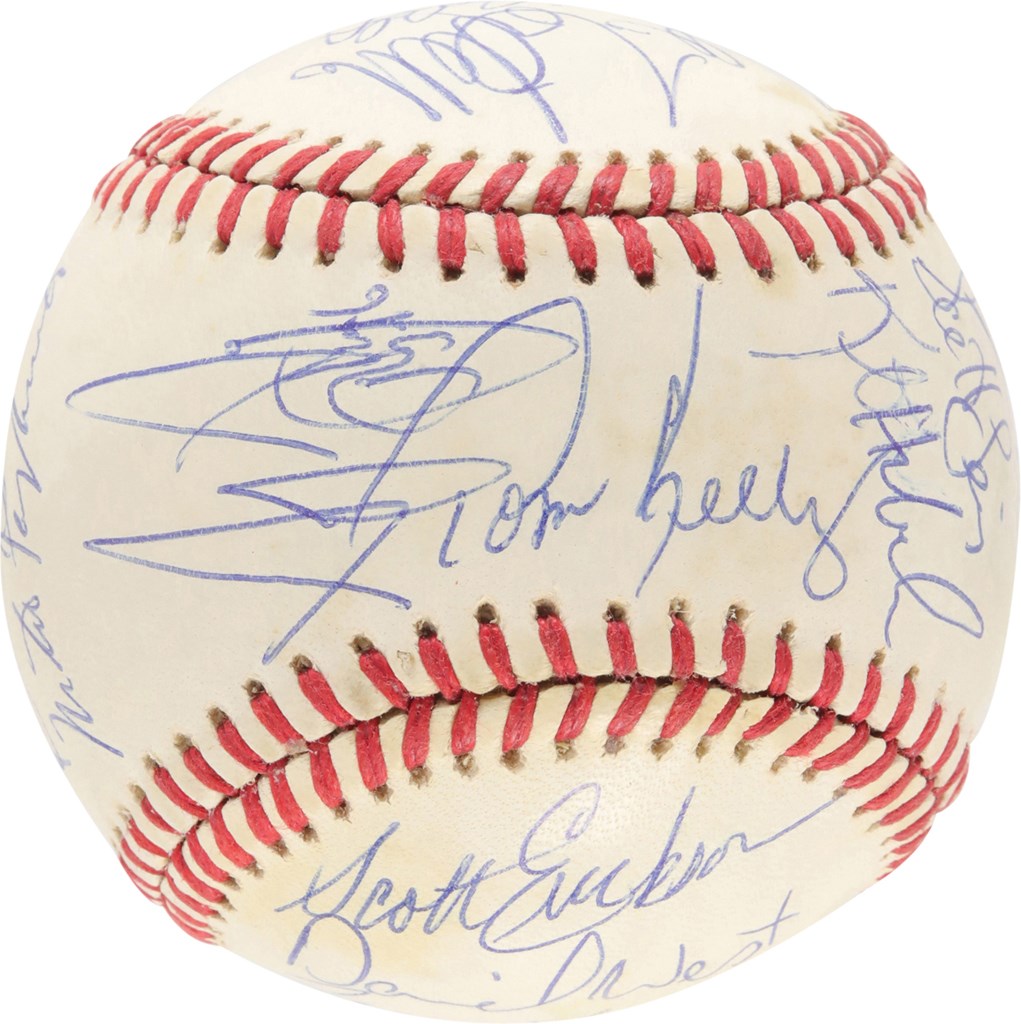 Baseball Autographs - 1991 World Champion Minnesota Twins Team-Signed Baseball
