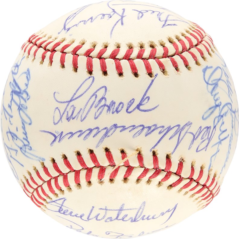 Baseball Autographs - High Grade 1976 St. Louis Cardinals Team Signed Baseball