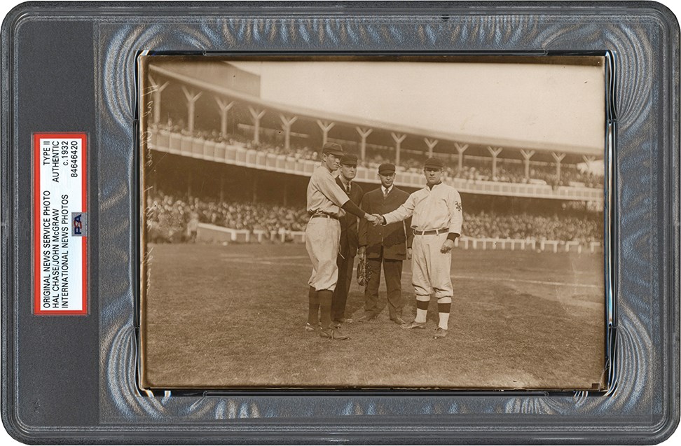 The Brown Brothers Photograph Collection - Circa 1910 John McGraw and Hal Chase Photograph (PSA Type II)