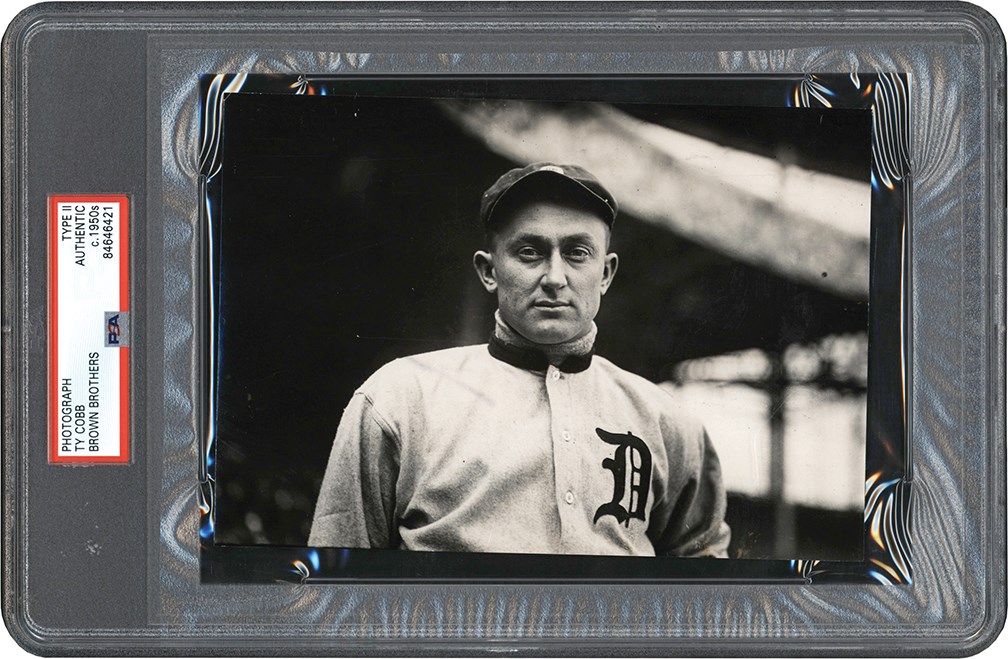 The Brown Brothers Photograph Collection - Ty Cobb Photograph (PSA Type II)
