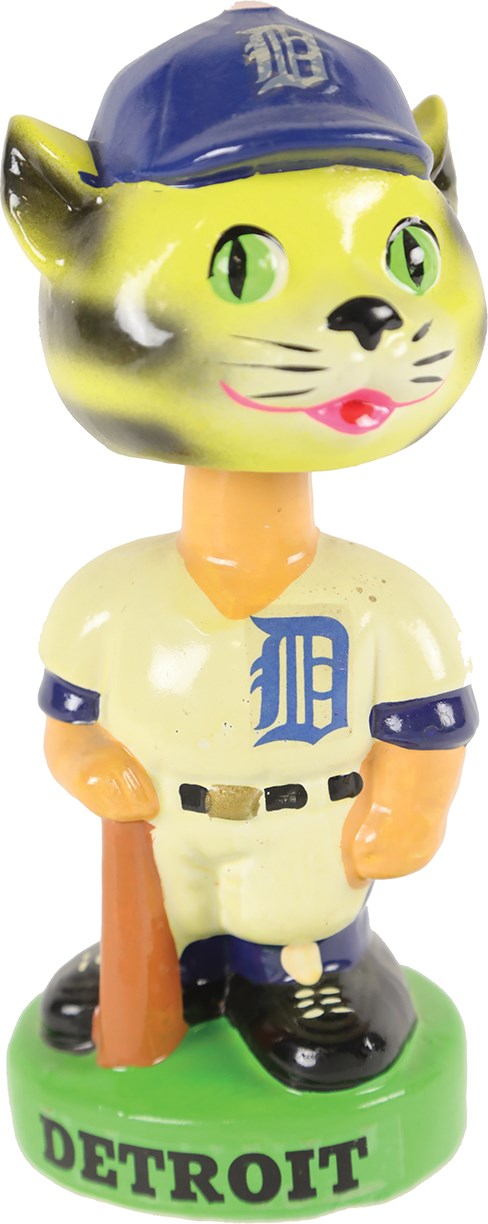 Ty Cobb and Detroit Tigers - 1960s Detroit Tigers Bobbin' Head Doll