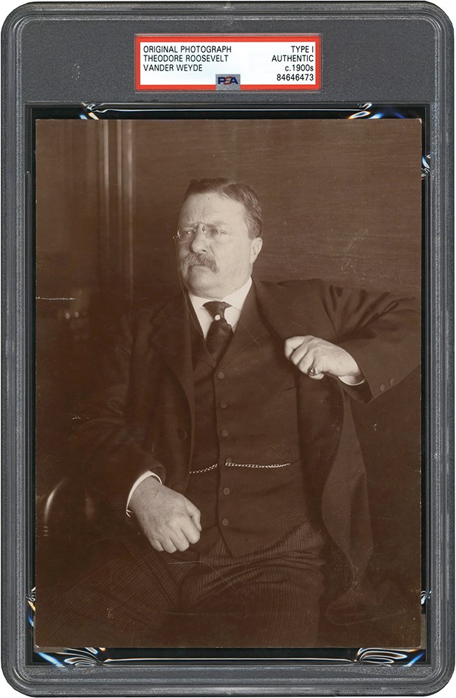 The Brown Brothers Photograph Collection - 1900s Teddy Roosevelt Photograph (PSA Type I)