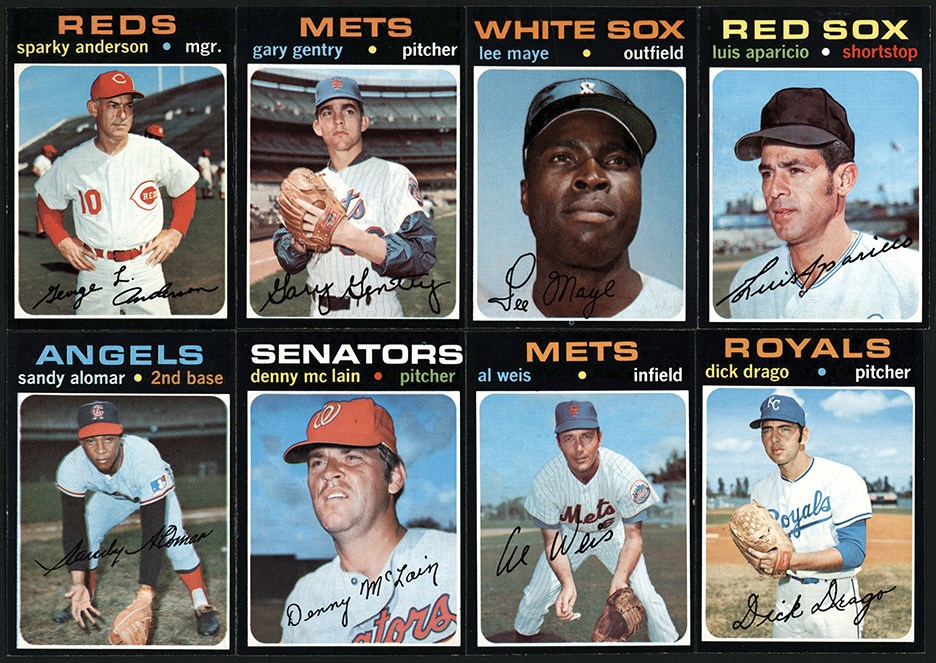 Baseball and Trading Cards - 1971 Topps Baseball High # Collection (220)