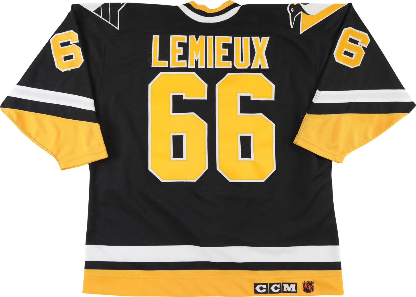 Hockey - 1993-94 Mario Lemieux Pittsburgh Penguins Game Worn Jersey