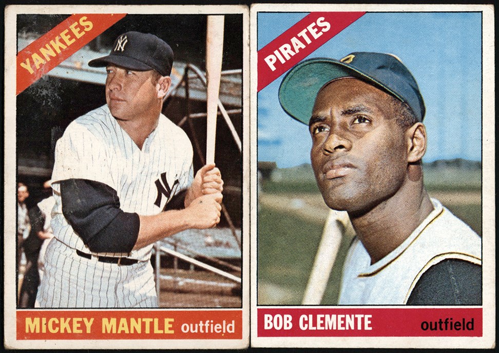 Baseball and Trading Cards - 1966 Topps Baseball Near-Complete Set (489/598)