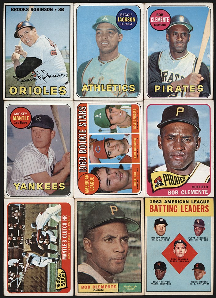 Baseball and Trading Cards - 1951-1969 Topps Baseball Shoebox Collection (3,100+)