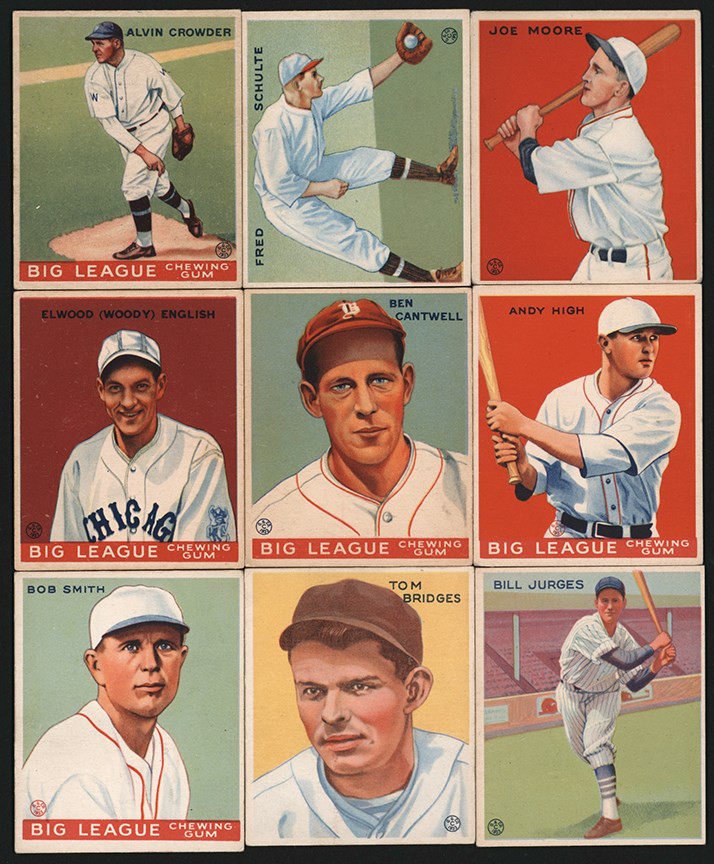 933-1940 Goudey & Play Ball Baseball Card Collection (13)