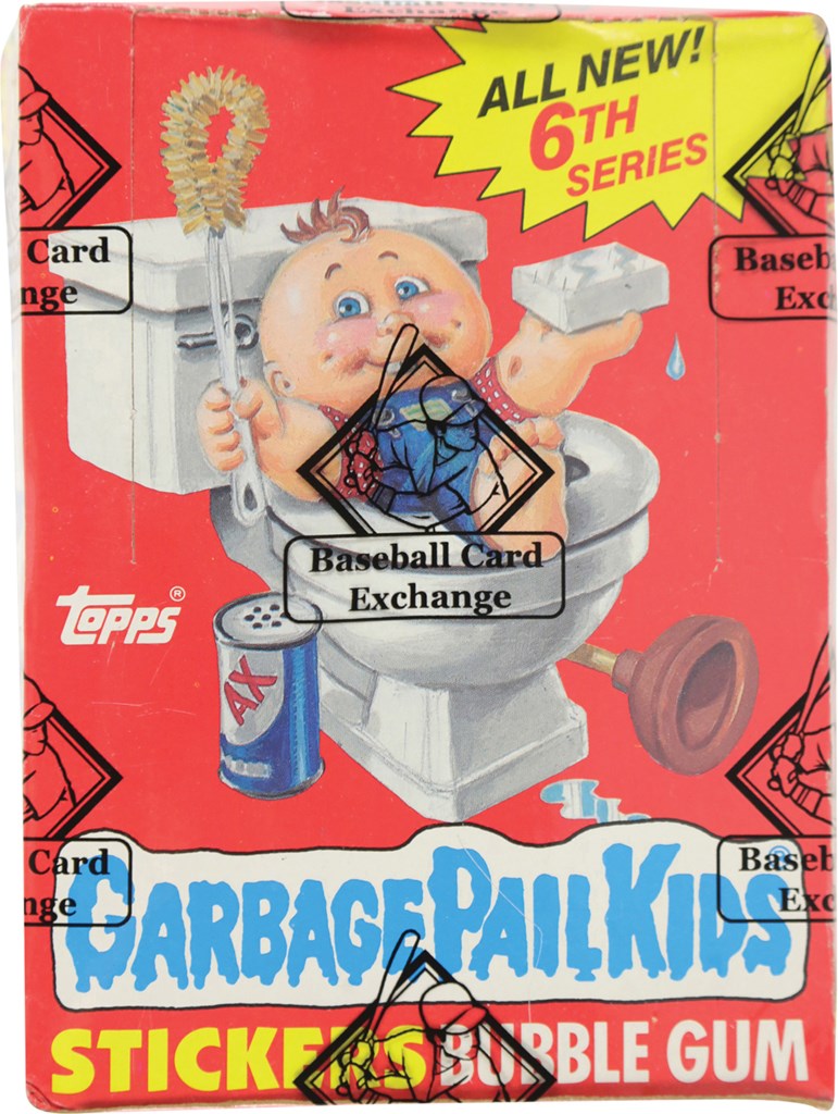 - 1986 Topps Garbage Pail Kids 6th Series Unopened Wax Box (BBCE)