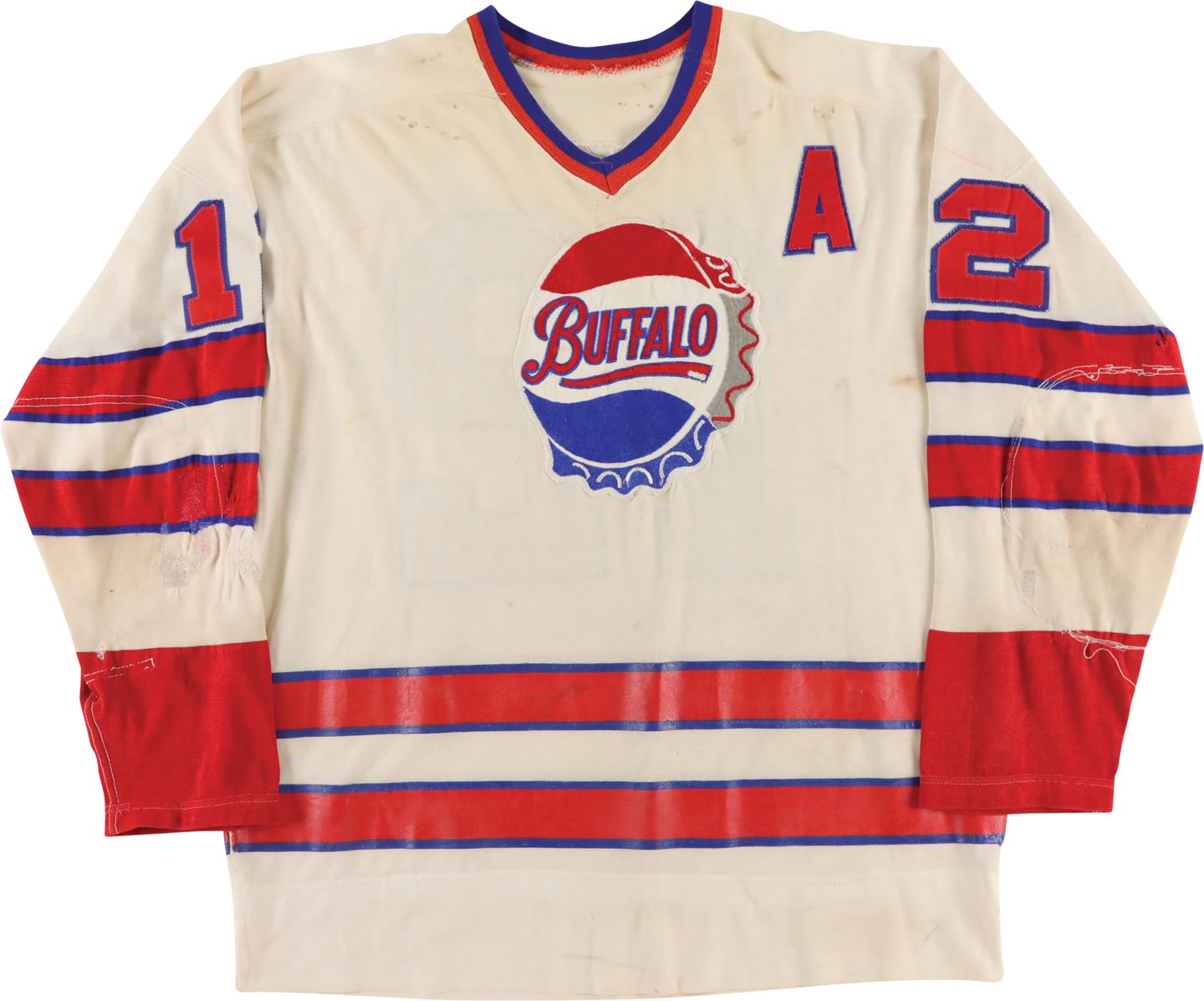 Hockey - 1969-70 Bill Knibbs Buffalo Bisons AHL Game Worn Hockey Jersey (MeiGray)