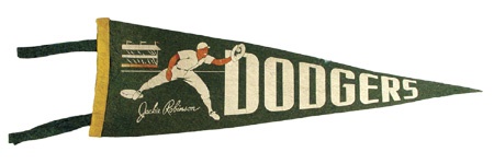 - Jackie Robinson Brooklyn Dodgers Pennant