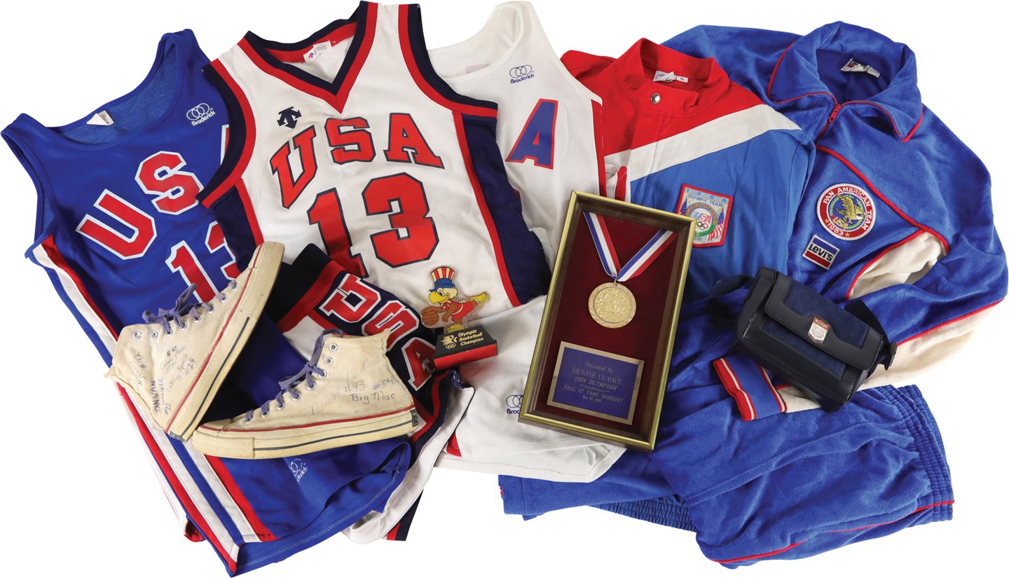 Olympics and All Sports - 1980s Denise Curry Game Used Olympic Memorabilia Collection (75+)