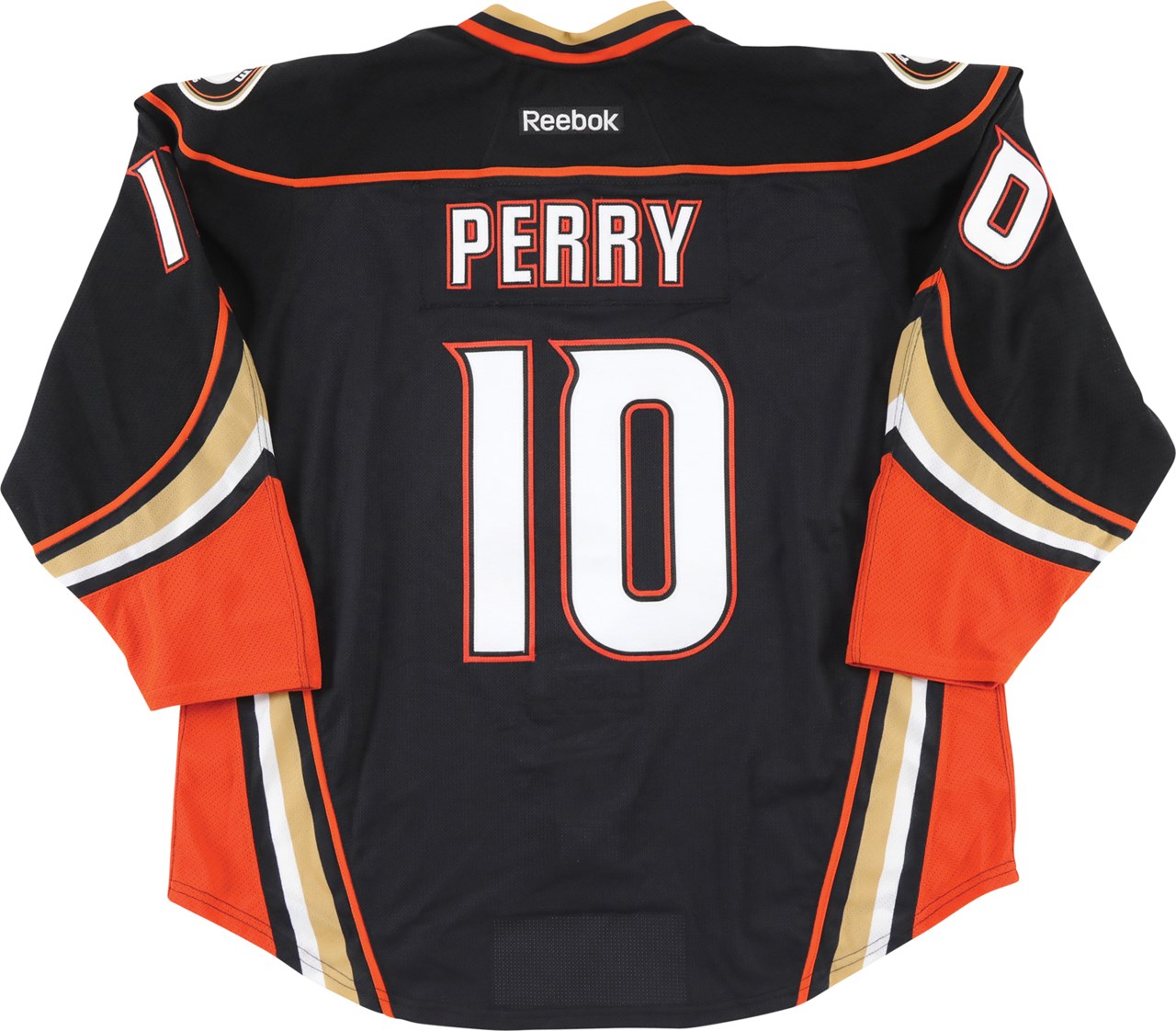 - 2015 Corey Perry Anaheim Ducks Teemu Selanne Tribute Night Game Worn Jersey