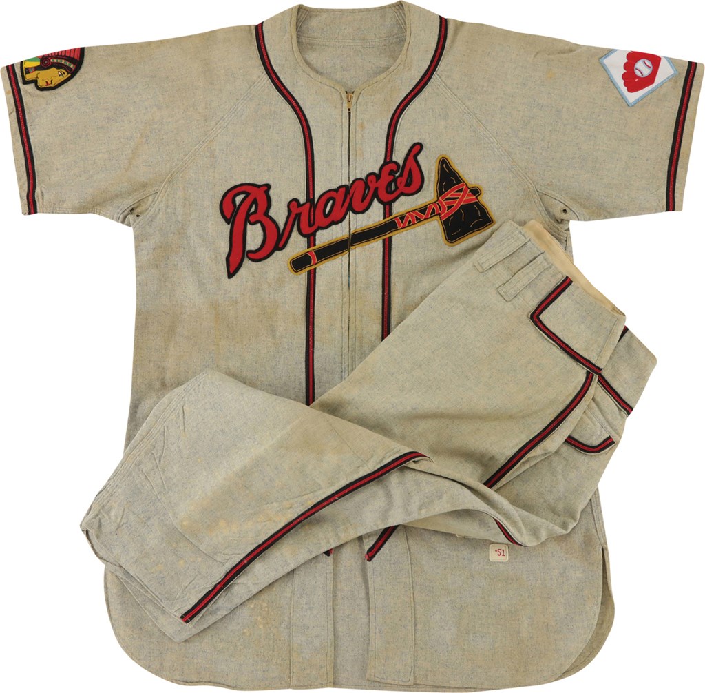 Baseball Equipment - 1951 Billy Southworth Boston Braves Game Worn Uniform (Jersey & Pants)