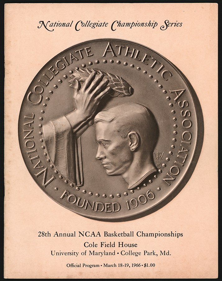 1966 "Glory Road" NCAA Basketball Championship Program