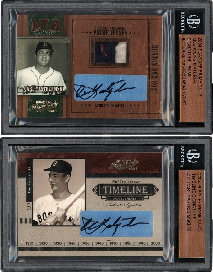 Hall of Famers and Stars Autograph & Game Used Card Collection (60)