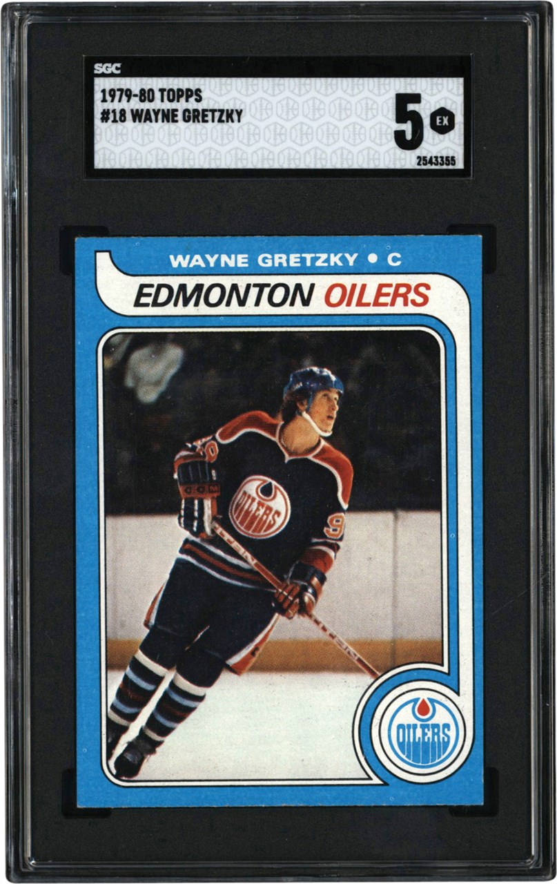 Baseball and Trading Cards - 1964-1980 Multi Sport Card Collection (200+) w/ 1979 Topps Wayne Gretzky Rookie Card SGC 5