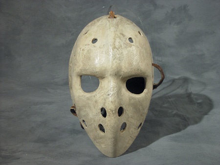 Hockey Equipment - 1968 Gerry Schultz Fiberglass Goalie Mask