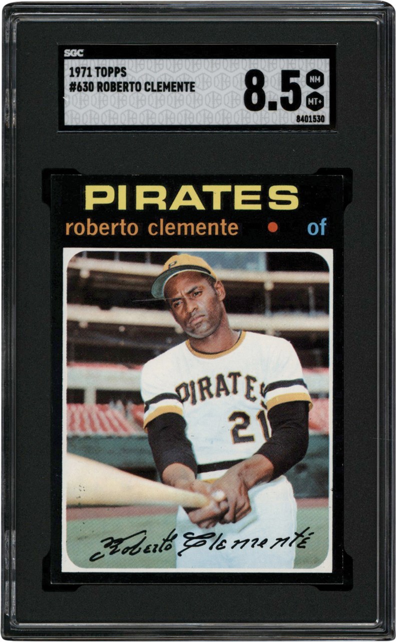Baseball and Trading Cards - 1971 Topps #630 Roberto Clemente SGC NM-MT+ 8.5