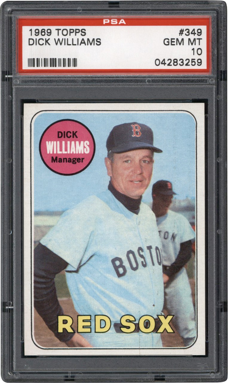 Baseball and Trading Cards - 1969 Topps #349 Dick Williams PSA GEM MINT 10
