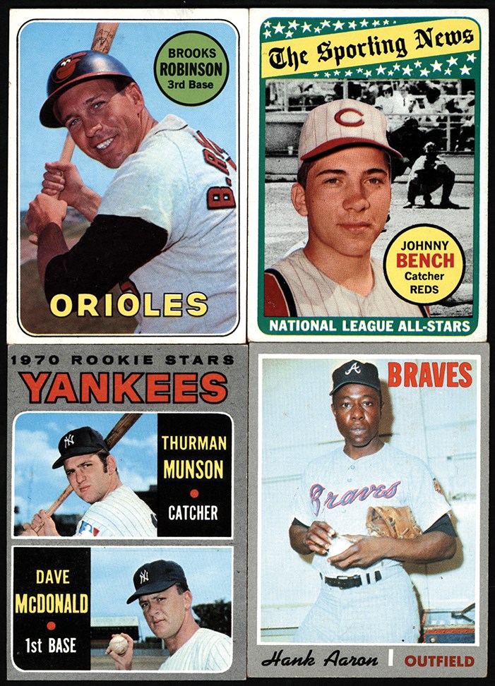 Baseball and Trading Cards - 1958-1970 Card Collection w/Autographs (950+)