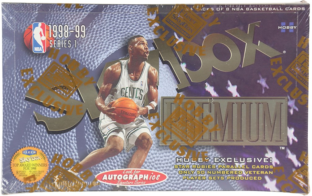 - 1998-1999 SkyBox Premium Basketball Series 1 Factory Sealed Unopened Hobby Box